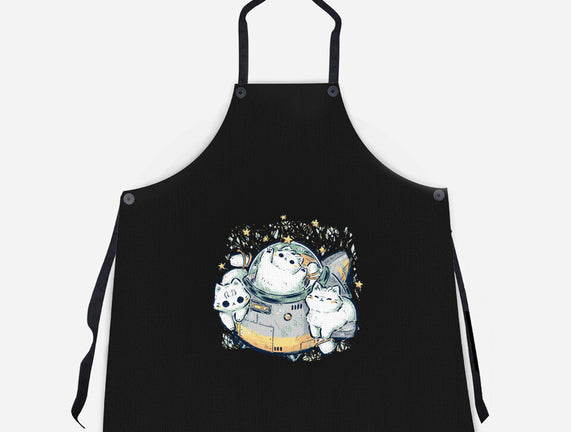 Cute Alien Cats Spaceship