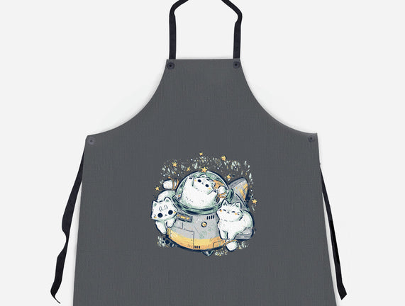 Cute Alien Cats Spaceship