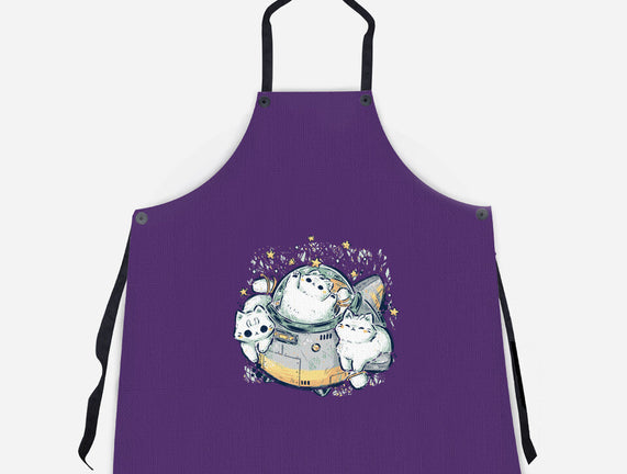 Cute Alien Cats Spaceship