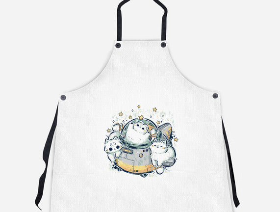 Cute Alien Cats Spaceship
