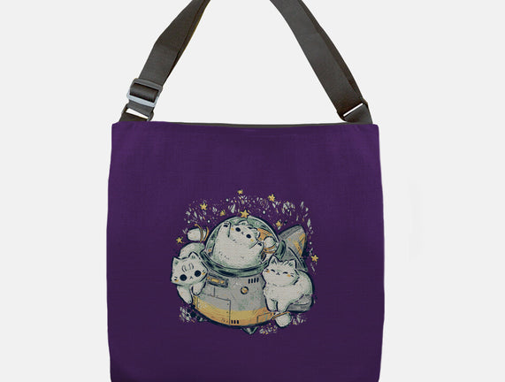 Cute Alien Cats Spaceship