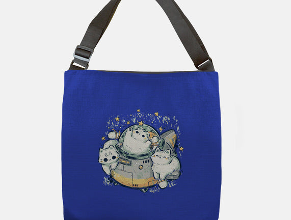 Cute Alien Cats Spaceship