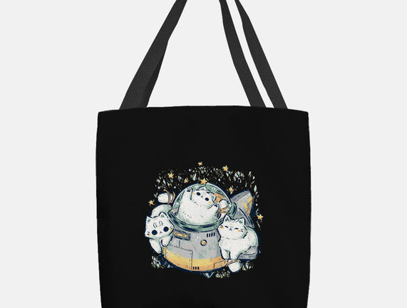 Cute Alien Cats Spaceship