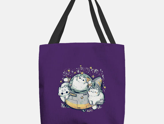 Cute Alien Cats Spaceship