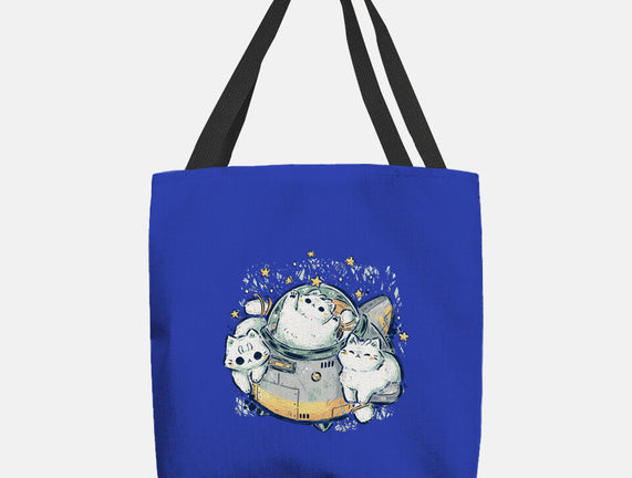 Cute Alien Cats Spaceship