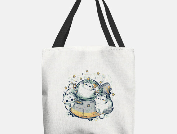 Cute Alien Cats Spaceship