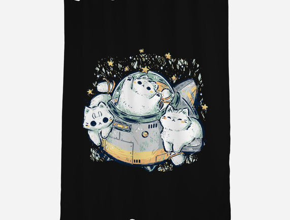 Cute Alien Cats Spaceship