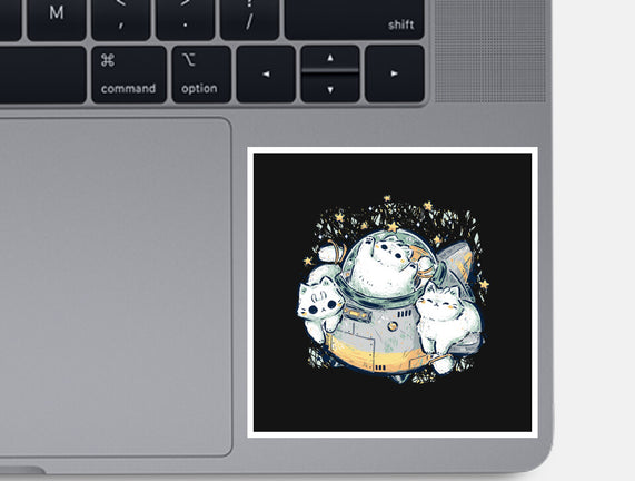 Cute Alien Cats Spaceship