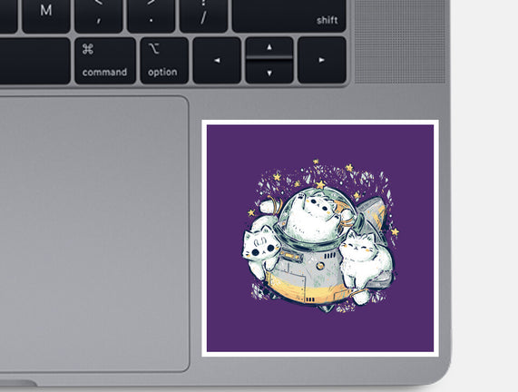 Cute Alien Cats Spaceship
