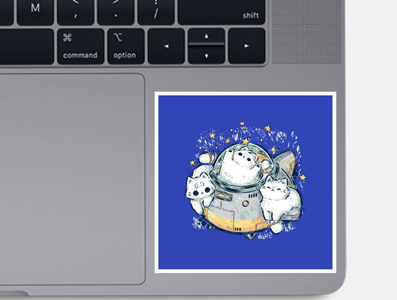 Cute Alien Cats Spaceship
