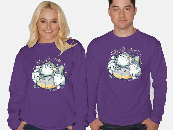 Cute Alien Cats Spaceship