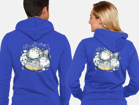 Cute Alien Cats Spaceship