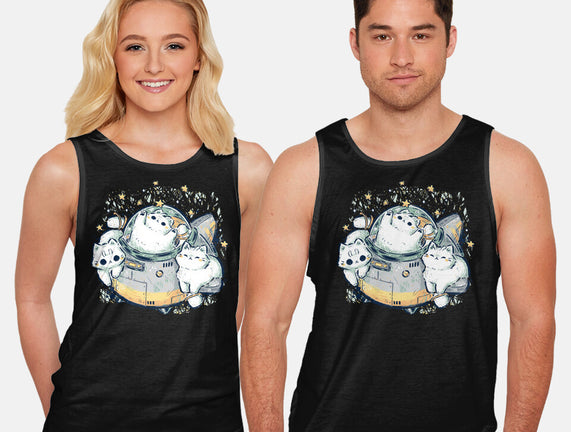 Cute Alien Cats Spaceship