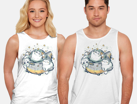 Cute Alien Cats Spaceship