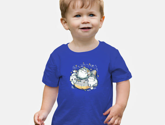 Cute Alien Cats Spaceship