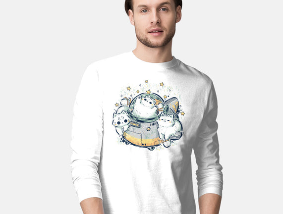 Cute Alien Cats Spaceship