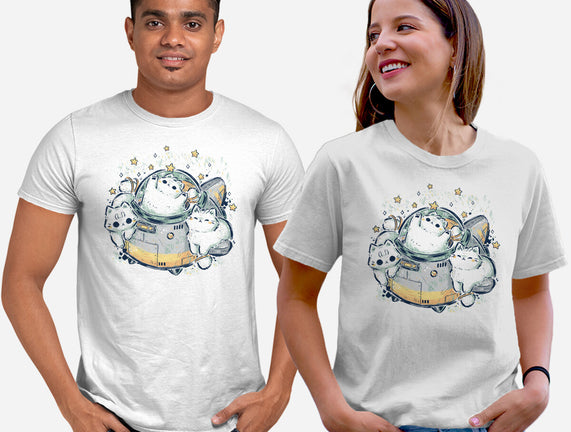Cute Alien Cats Spaceship