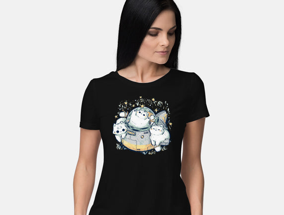 Cute Alien Cats Spaceship