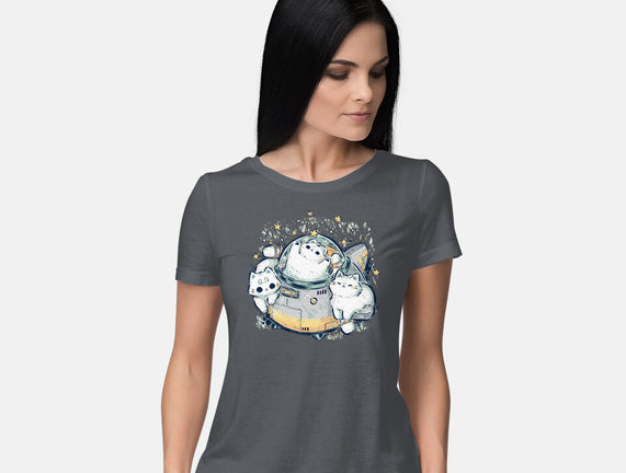 Cute Alien Cats Spaceship