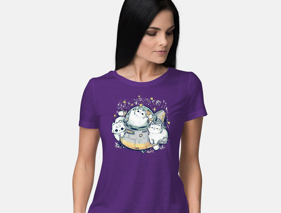Cute Alien Cats Spaceship
