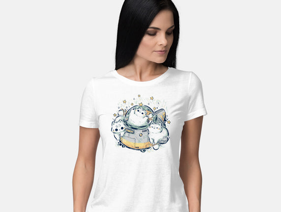 Cute Alien Cats Spaceship