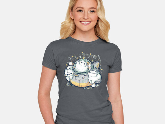 Cute Alien Cats Spaceship