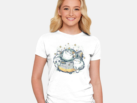 Cute Alien Cats Spaceship