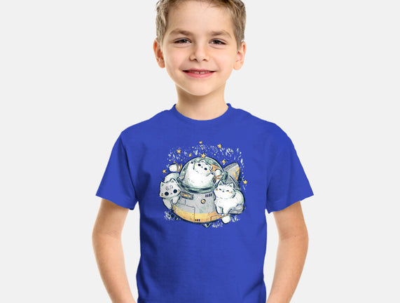 Cute Alien Cats Spaceship