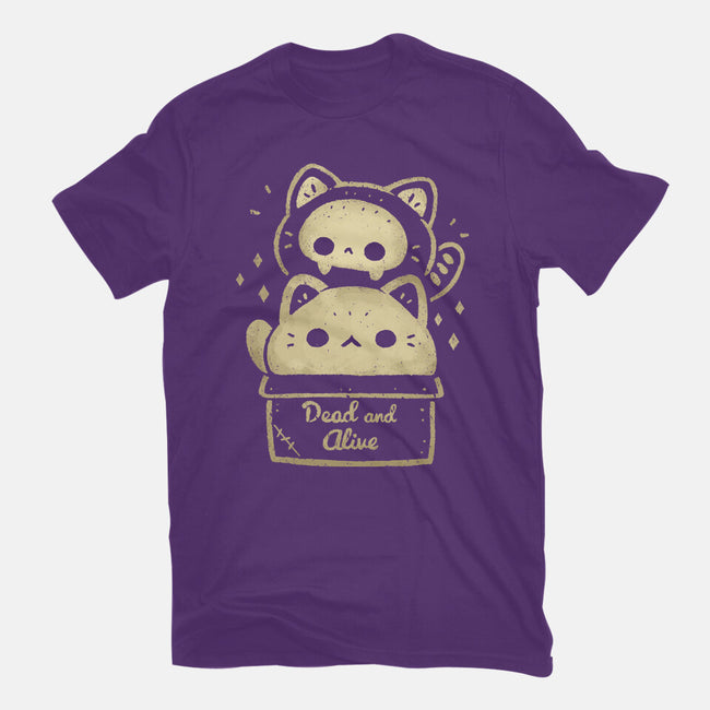 Creepy Kawaii Schrodingers Cat-Womens-Basic-Tee-xMorfina