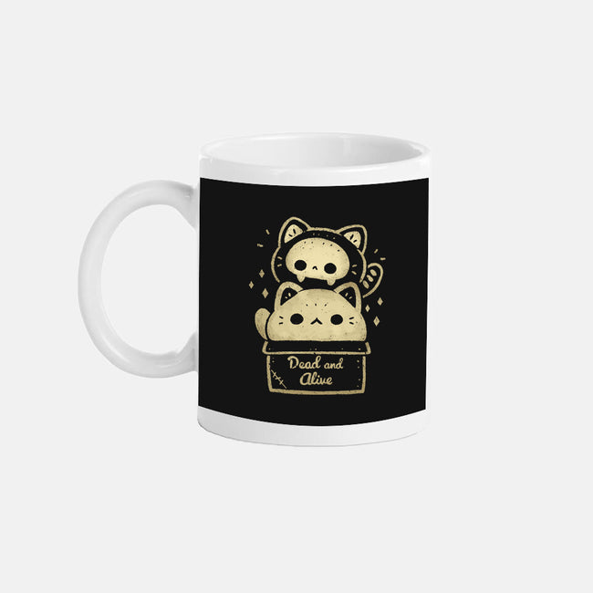 Creepy Kawaii Schrodingers Cat-None-Mug-Drinkware-xMorfina