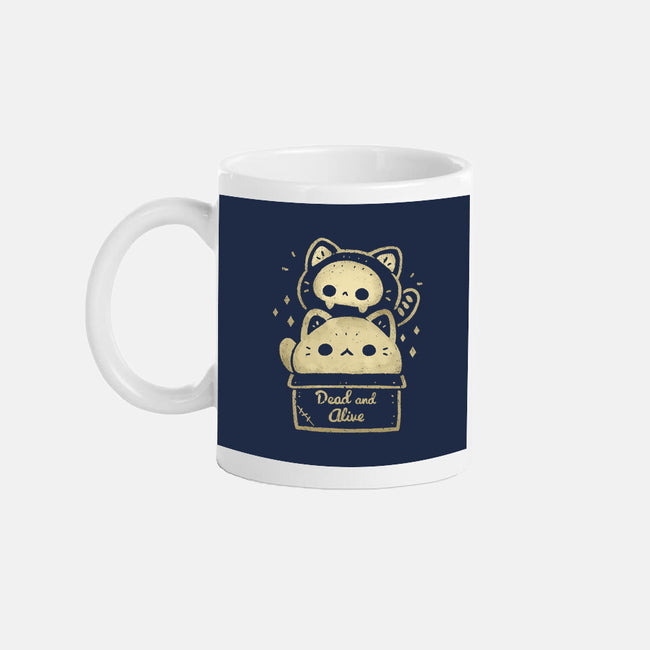 Creepy Kawaii Schrodingers Cat-None-Mug-Drinkware-xMorfina