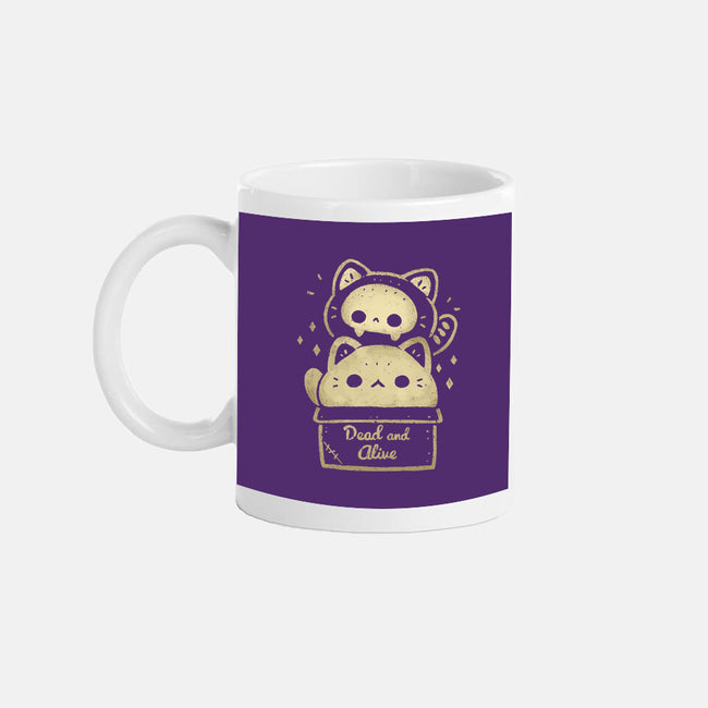 Creepy Kawaii Schrodingers Cat-None-Mug-Drinkware-xMorfina