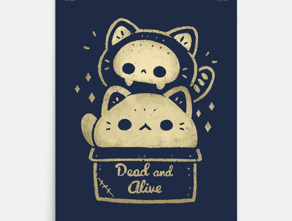 Creepy Kawaii Schrodingers Cat