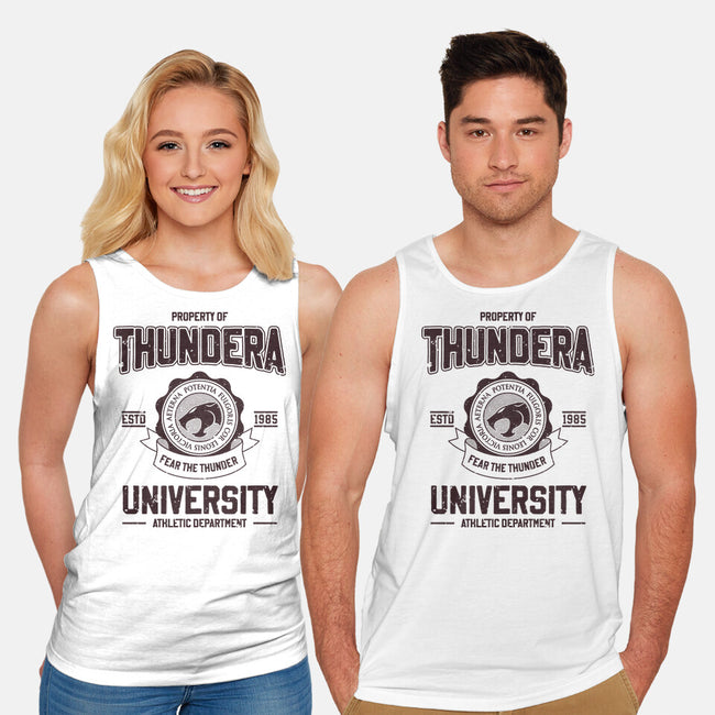 Thundera University-Unisex-Basic-Tank-retrodivision