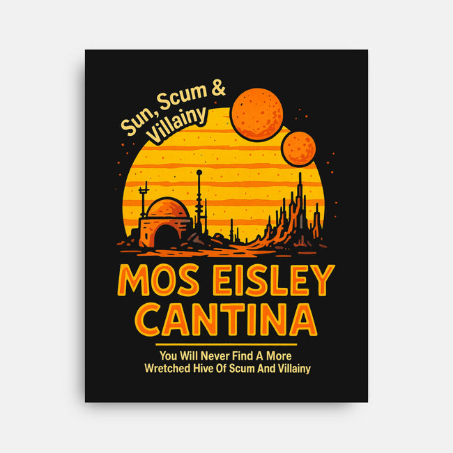 Mos Eisley Cantina-None-Stretched-Canvas-Immortalized
