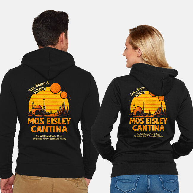 Mos Eisley Cantina-Unisex-Zip-Up-Sweatshirt-Immortalized