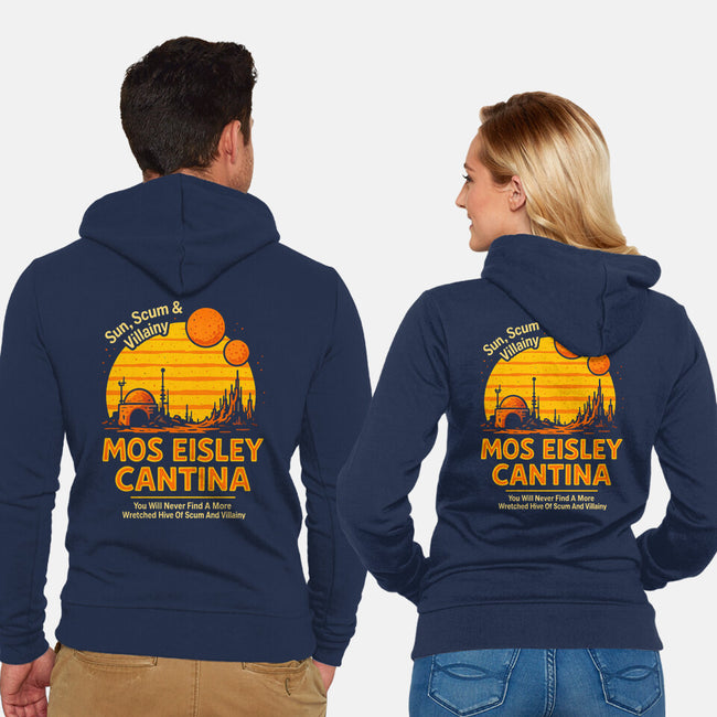Mos Eisley Cantina-Unisex-Zip-Up-Sweatshirt-Immortalized