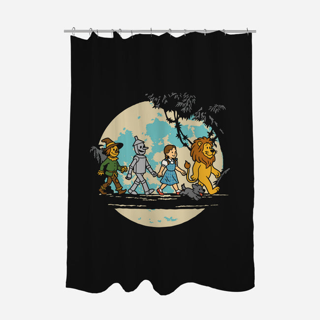 Full Moon Of Oz-None-Polyester-Shower Curtain-Xentee
