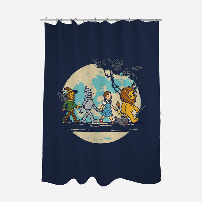 Full Moon Of Oz-None-Polyester-Shower Curtain-Xentee