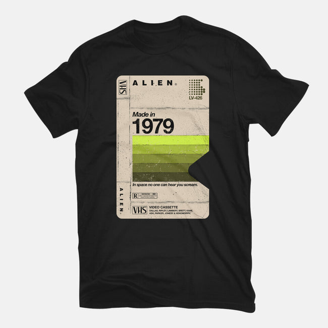 Alien Blank Tape-Unisex-Basic-Tee-rocketman_art