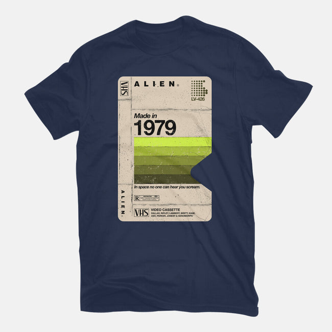 Alien Blank Tape-Unisex-Basic-Tee-rocketman_art