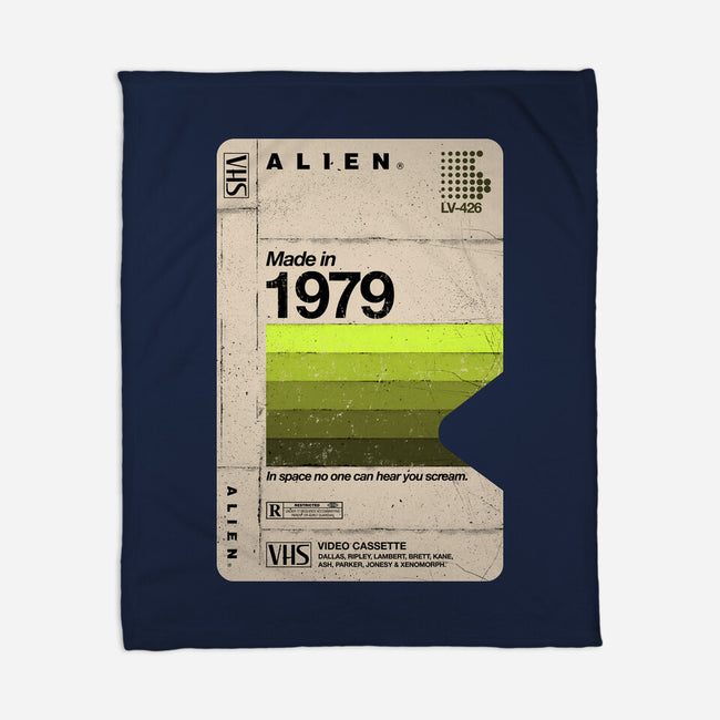 Alien Blank Tape-None-Fleece-Blanket-rocketman_art