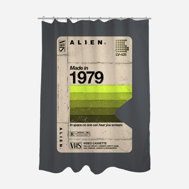 Alien Blank Tape-None-Polyester-Shower Curtain-rocketman_art