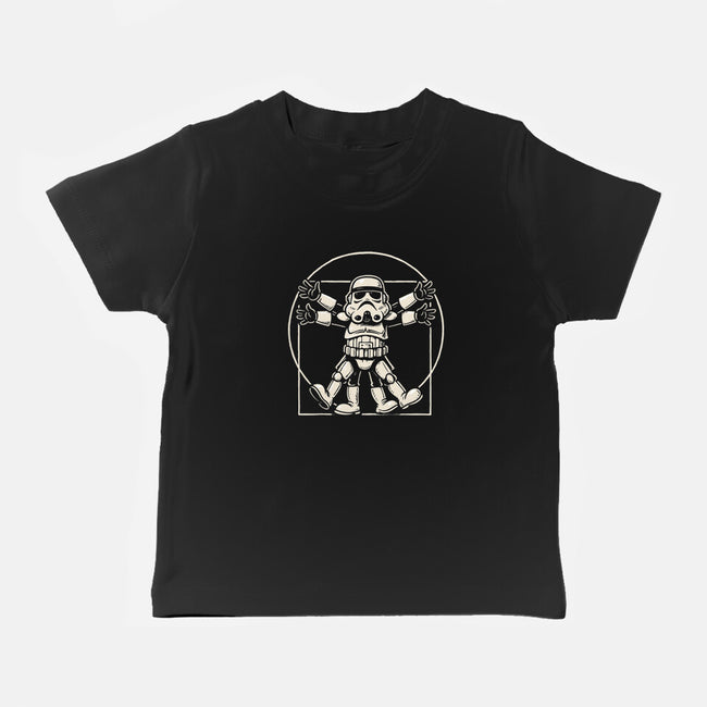 Vitruvian Stormtrooper-Baby-Basic-Tee-Immortalized