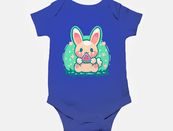 Summer Watermelon Bunny