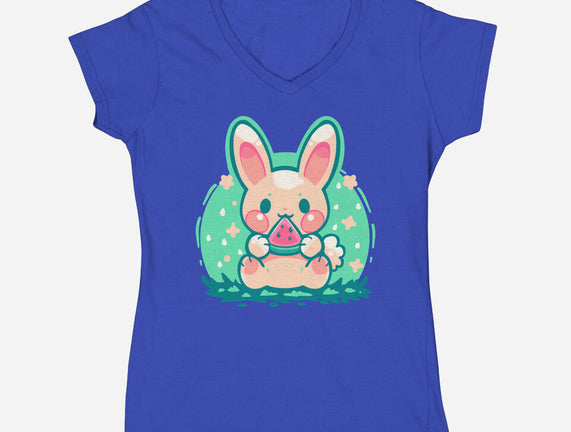 Summer Watermelon Bunny