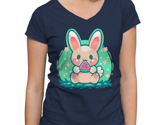 Summer Watermelon Bunny