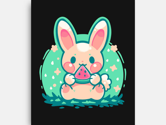 Summer Watermelon Bunny