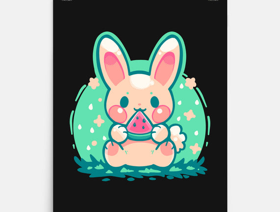 Summer Watermelon Bunny