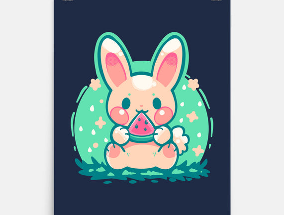 Summer Watermelon Bunny